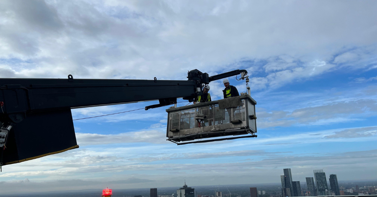 cradle window cleaning